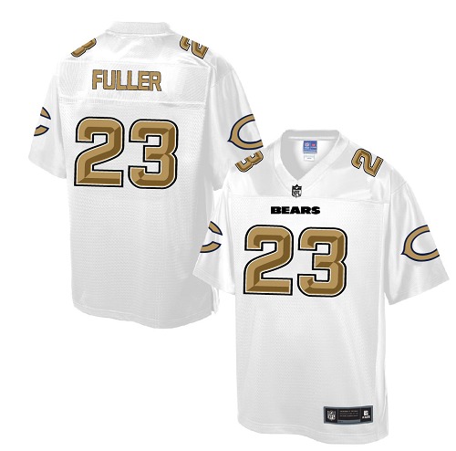 Men's Game Kyle Fuller Nike Jersey White - #23 Pro Line Fashion NFL Chicago Bears